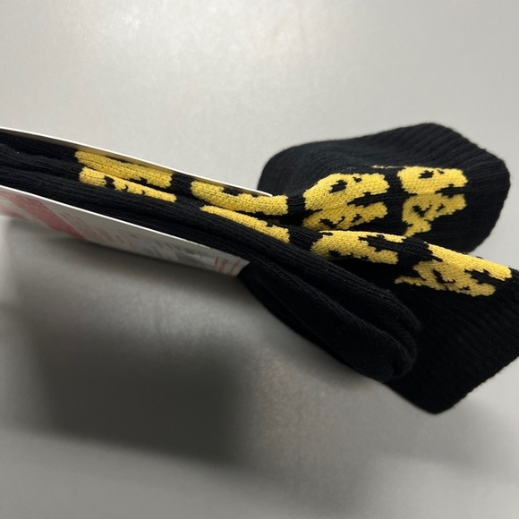 New Unisex Kappa Designer Street Style Logo Crew Cut Socks Black S 3-6 - Picture 6 of 7